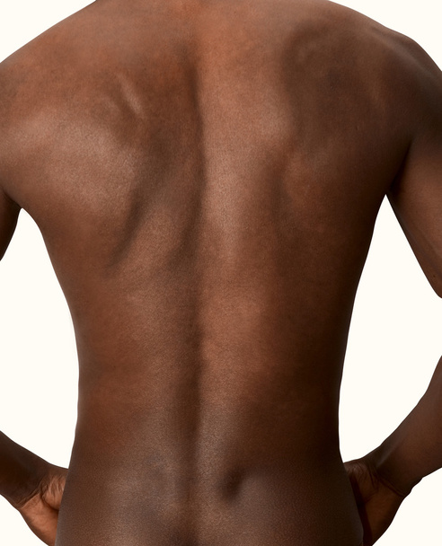 Черный человек назад
 - Фото, изображение