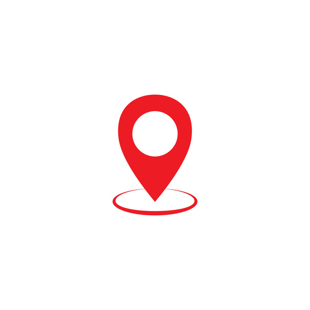 Red maps pin. Location map icon. Location pin. Pin icon vector - Vector, Image