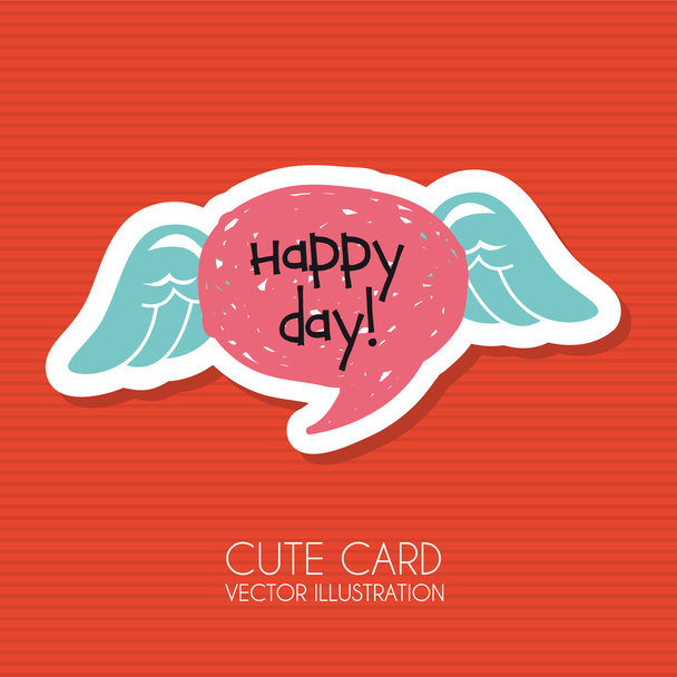 happy day - Vector, Image