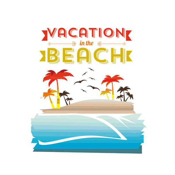 vacation - Vector, Imagen