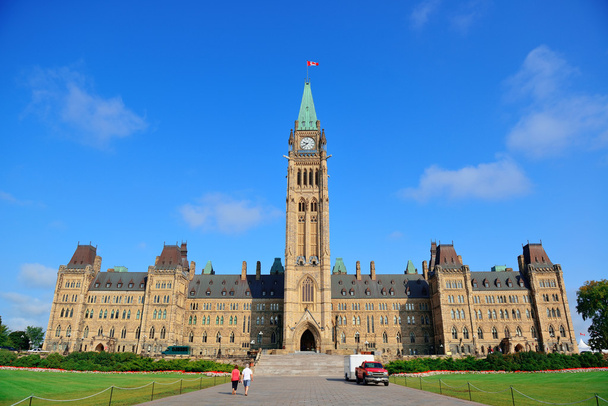 Ottawa Parlementsgebouw hill - Foto, afbeelding