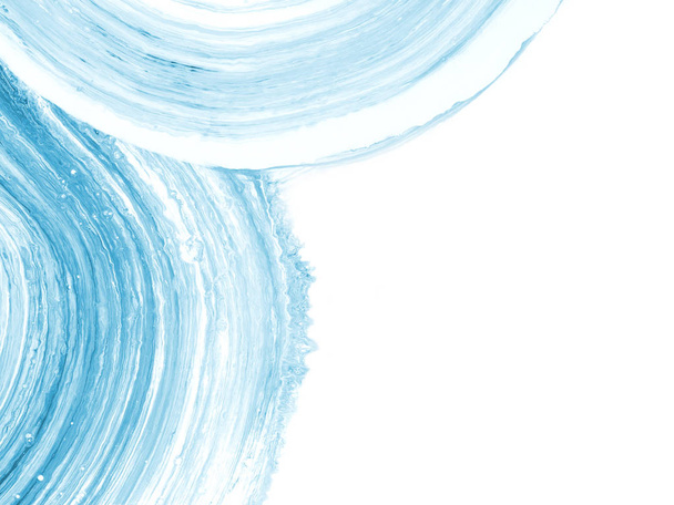 Синий креативный абстрактный фон с мазком кисти
 - Фото, изображение