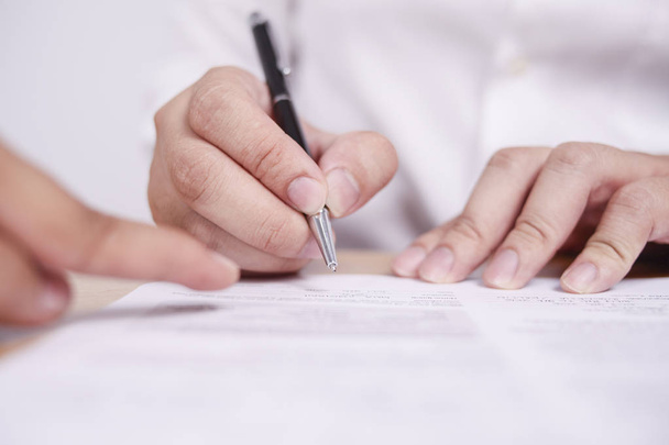 Businessman Signing Contract - Photo, Image