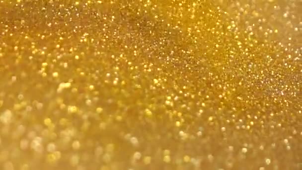 Красивий золотий блиск у повільному русі
 - Кадри, відео