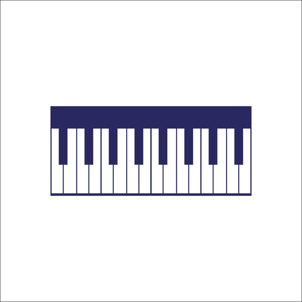 Pianino, ícone de teclado de piano
 . - Vetor, Imagem