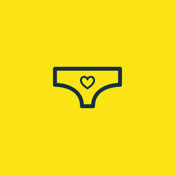 Pantalon Saint-Valentin avec icône symbole coeur
. - Vecteur, image