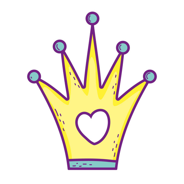 queen crown carnival accessory - Vector, Image