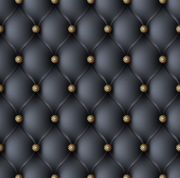 Tapicería negro patrón sin costura
 - Vector, Imagen