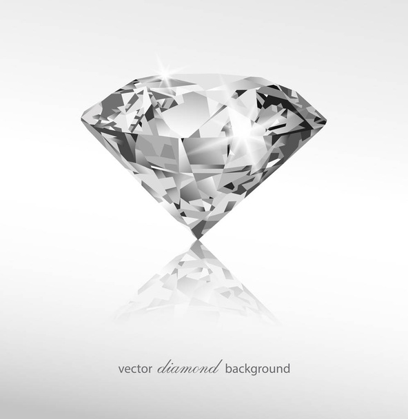 Luxe achtergrond met een vector diamant voor modern design - Vector, afbeelding
