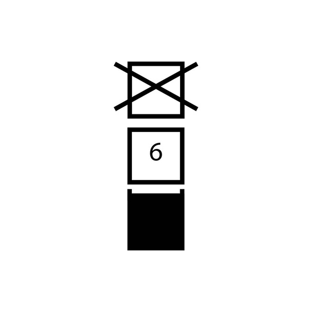 De limiet voor het aantal lagen in het stapel teken. Square en n - Vector, afbeelding