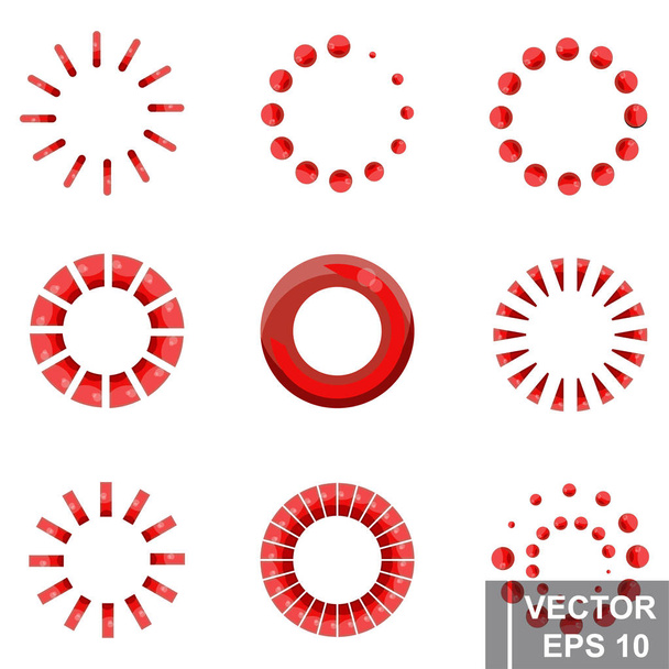 Button. Web design. Cartoon. Press. Bright design. For your design. - Vettoriali, immagini