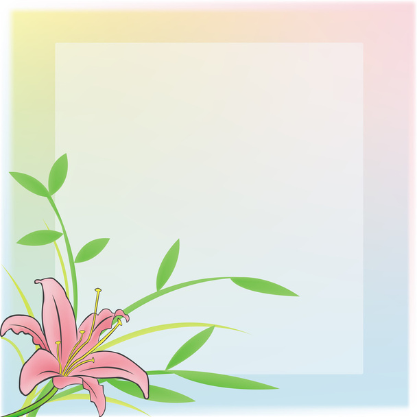 Sweet Lily Diary and notepad. - Vector, Image