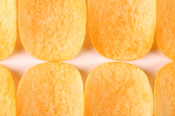 potato chips like teeth - Foto, Imagen