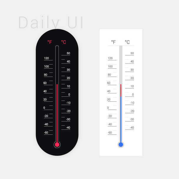 thermometer design - Διάνυσμα, εικόνα