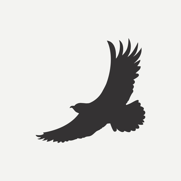 Icono del águila. Plantilla Logo. Aves depredadoras
. - Vector, imagen