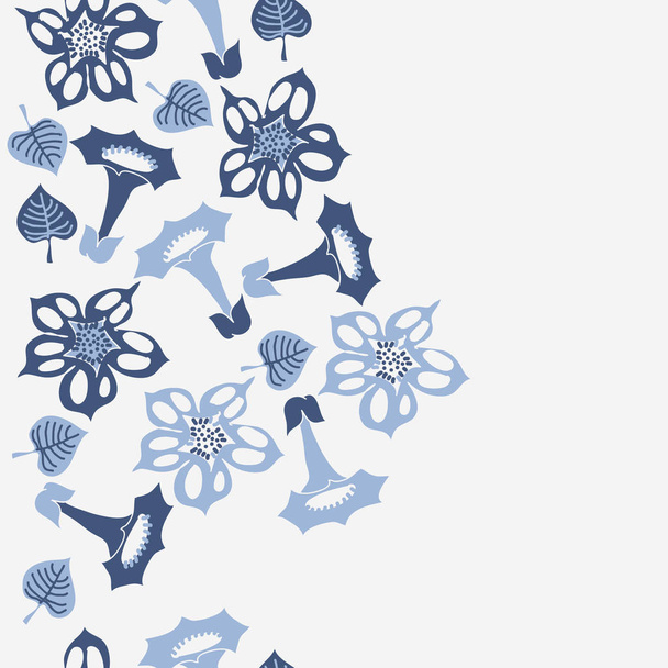 Seamless floral pattern, vector illustration - Wektor, obraz