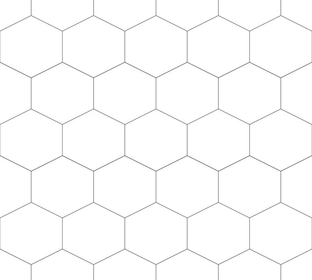Seamless pattern of hexagon. - Vector, Image