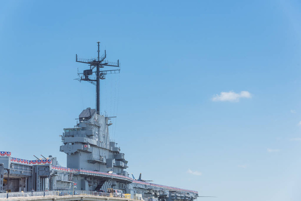 Vista tipica top della portaerei americana in Texas
 - Foto, immagini