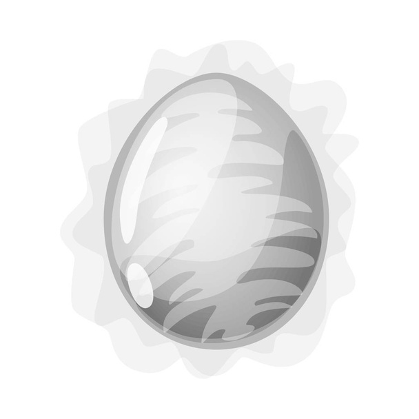 Vector design of egg and dragon sign. Collection of egg and water stock symbol for web. - Vektori, kuva