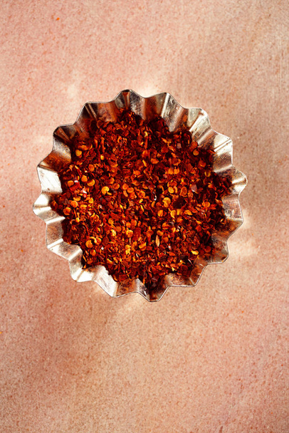 Calabrische Chili peper vlokken of kleine duivel - Foto, afbeelding