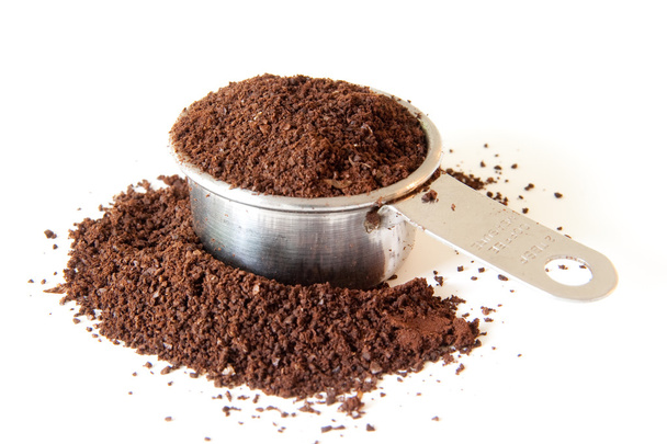 Ground Coffee In Measuring Cup - Photo, Image