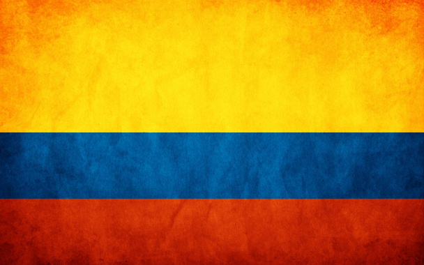 Kolombiya flage - Vektör, Görsel