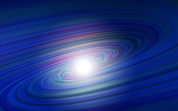 Modèle vectoriel bleu foncé avec étoiles spatiales
. - Vecteur, image