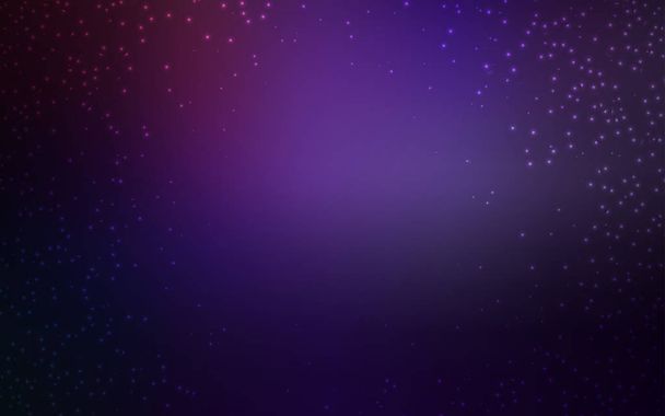 Modello vettoriale viola scuro con stelle del cielo notturno
. - Vettoriali, immagini