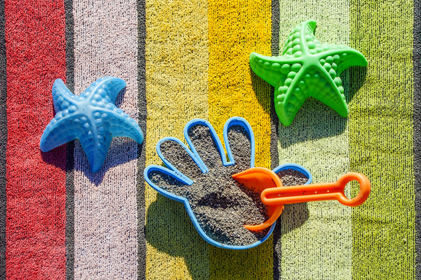 plážové hračky na ručník - Fotografie, Obrázek