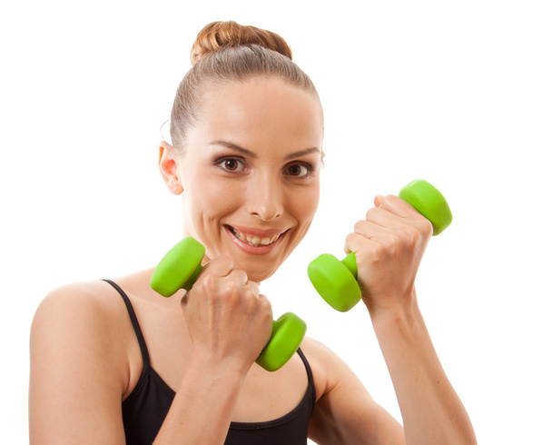 Woman doing fitness exercise - Φωτογραφία, εικόνα