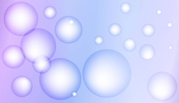 Blurred decorative design with bubbles. For elegant pattern cover book. Vector illustration. - ベクター画像