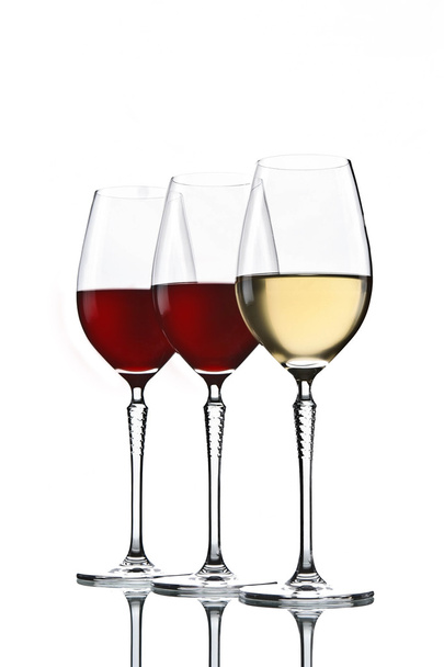Wine elegant glasses - Fotoğraf, Görsel