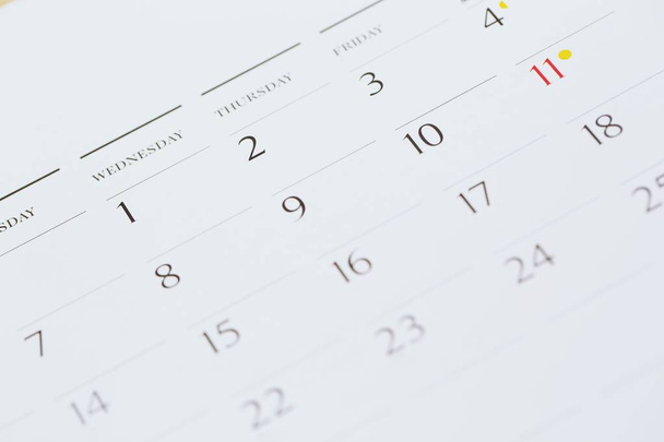 Kalendář. prázdný prostor pro kopírování textu. koncept pro zaneprázdnění časové osy organizovat plán, schůzku a připomenutí schůzky. plánování obchodních schůzek nebo plánování cestovních svátků. - Fotografie, Obrázek