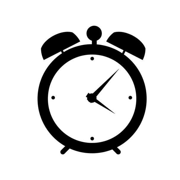 Clock alarm icon vector illustration - Vector, afbeelding