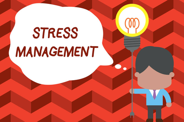Kirjoitan muistiinpanoja stressinhallinnasta. Business valokuva esittelee menetelmä rajoittaa stressiä ja sen vaikutuksia oppimalla tapoja Pysyvä mies tie tilalla pistoke pistorasia lamppu Idea Startup
. - Valokuva, kuva