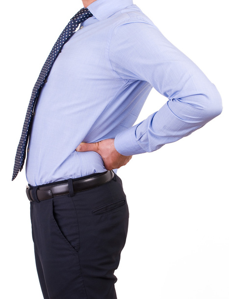 Businessman with aching back. - Photo, Image