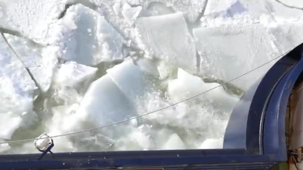 σπασμένο πάγο - Πλάνα, βίντεο