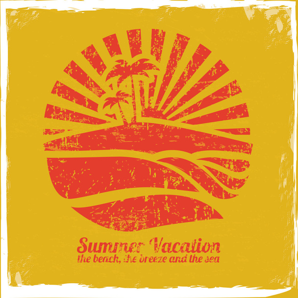summer vacation - Vector, Image