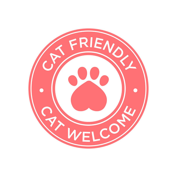 Cat friendly icon.  - Vector, Image