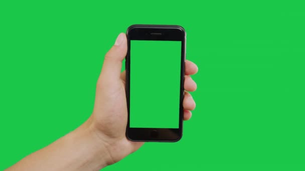 Tela verde do smartphone do clique
 - Filmagem, Vídeo