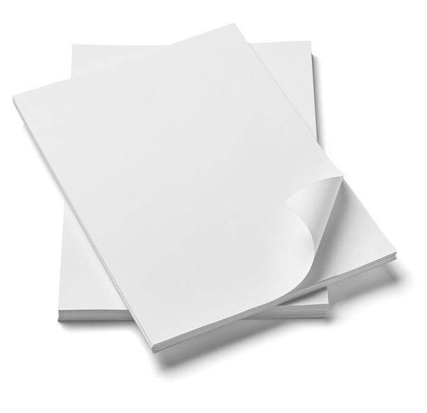stack of papers with curl documents office business - Photo, Image