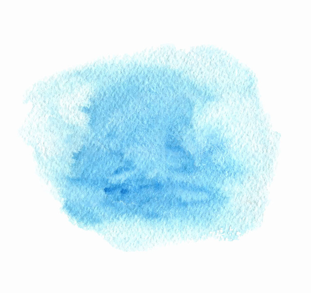 青ベクトル水彩画塗装テクスチャ  - ベクター画像