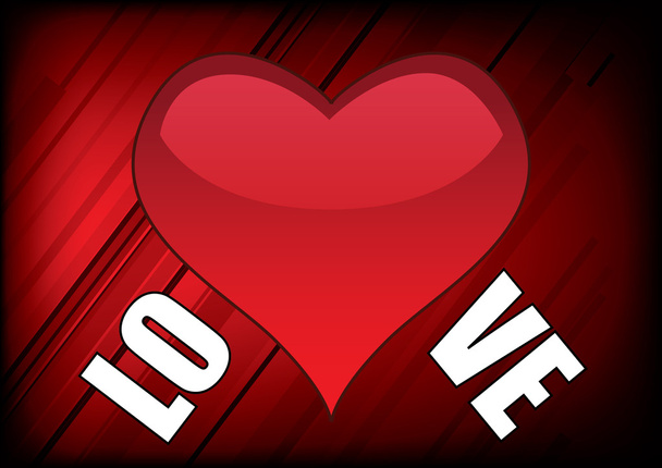 Love heart - Vector, afbeelding