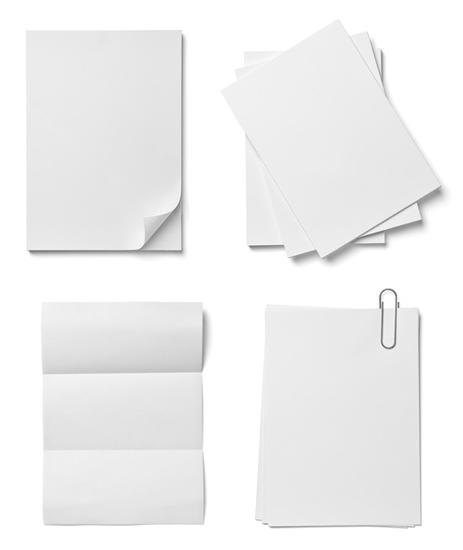 stack of papers with curldocuments office business - Photo, image