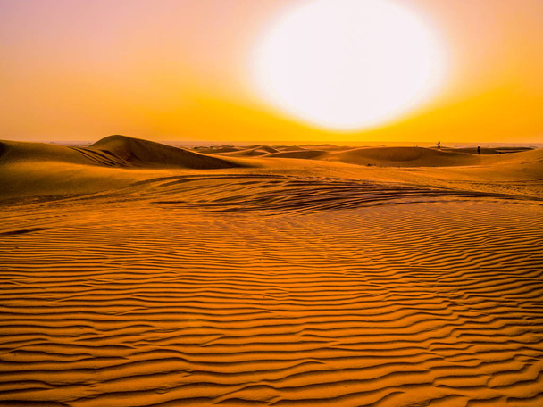 Magical sunset in the desert  - Photo, Image
