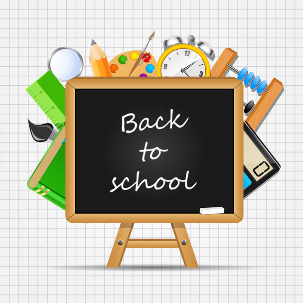 Back to School vector Background - ベクター画像