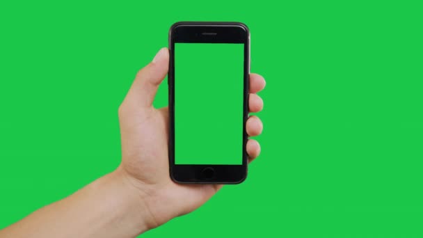 Zoomen Smartphone Green Screen - Filmmaterial, Video