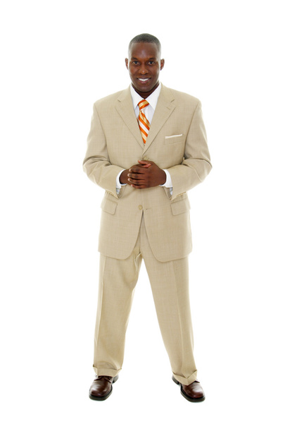 Business Man in Tan Suit - Фото, зображення