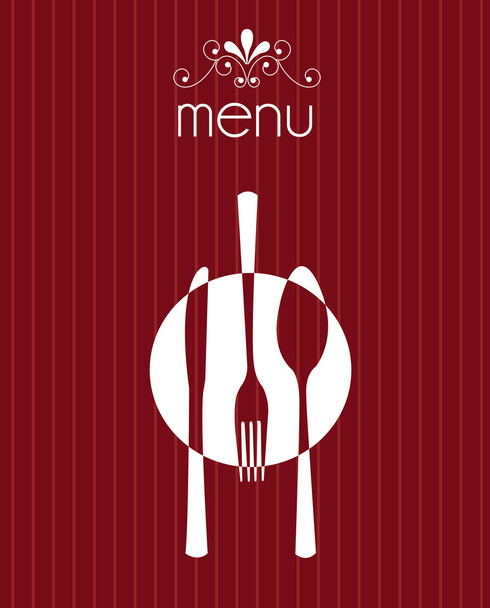 menu vintage - Vector, afbeelding
