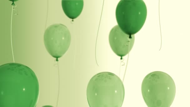 balóny vznášející se smyčka - Záběry, video